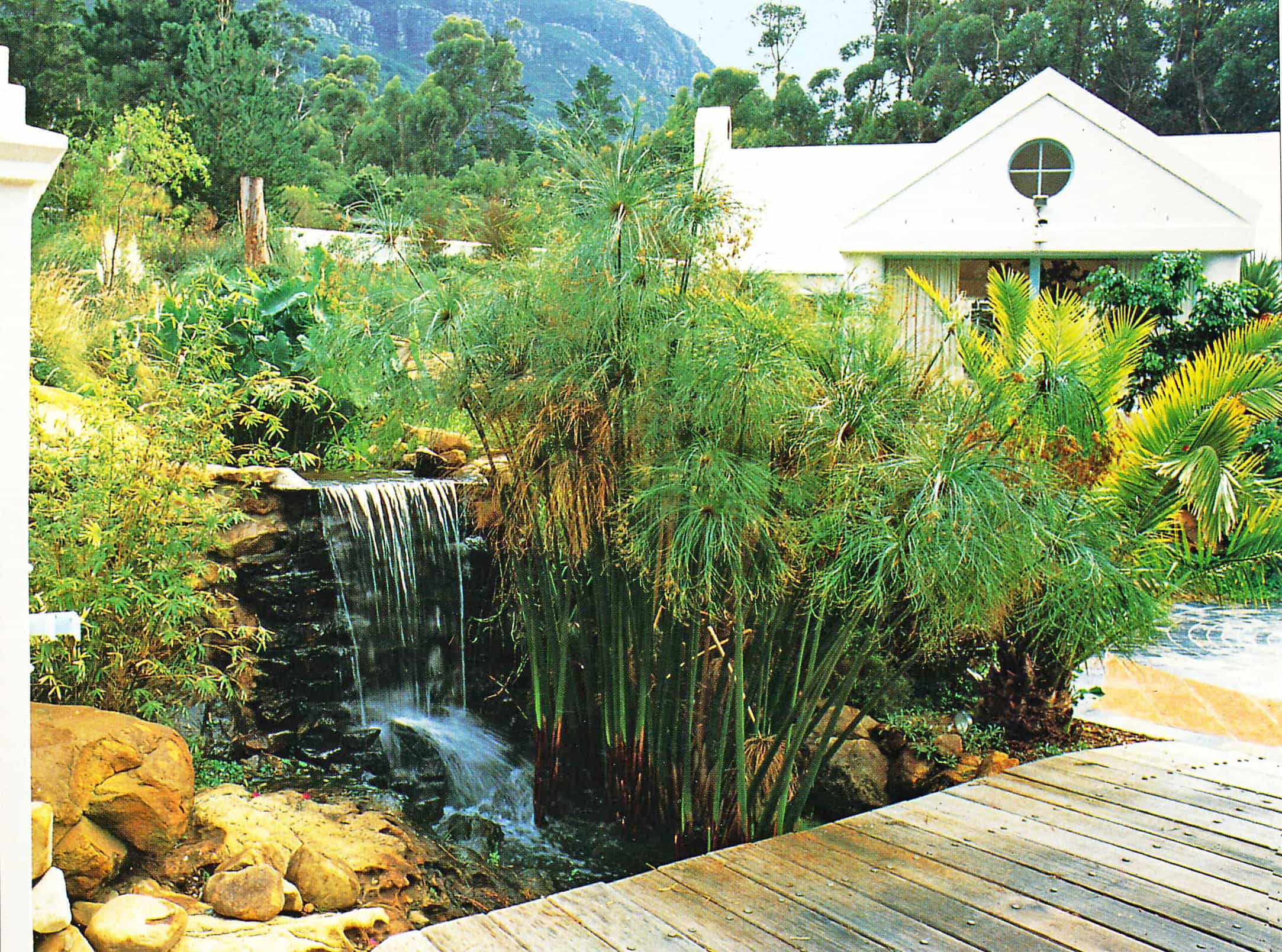 man-made waterfall