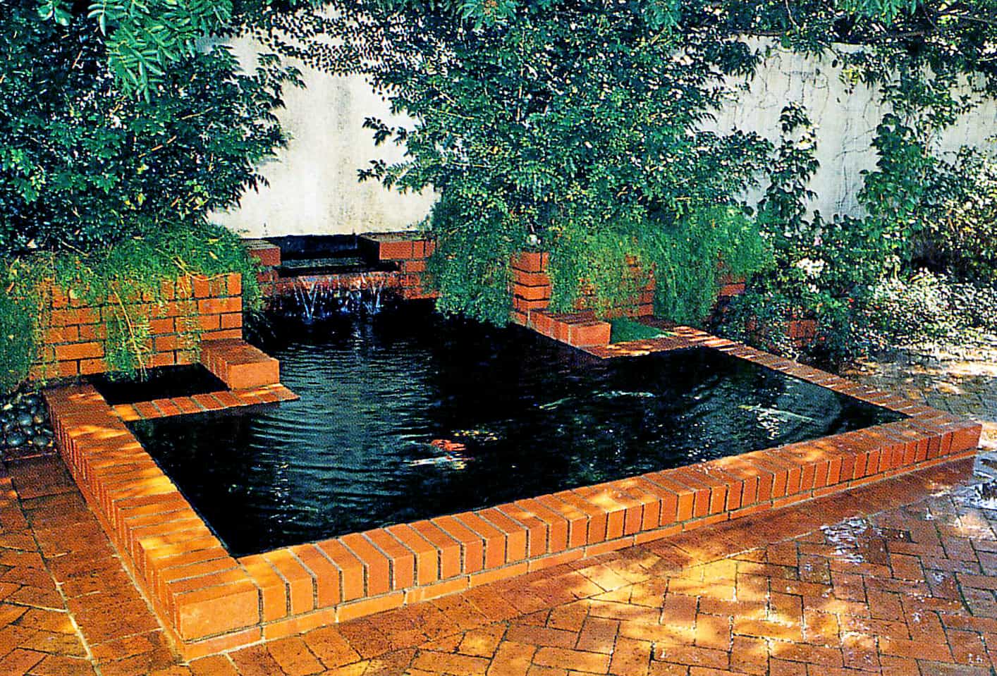 Pond with Planters