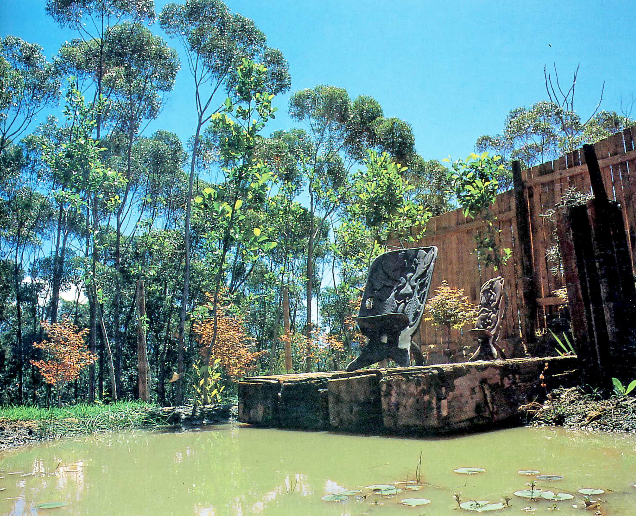 Bentonite Clay puddled pond