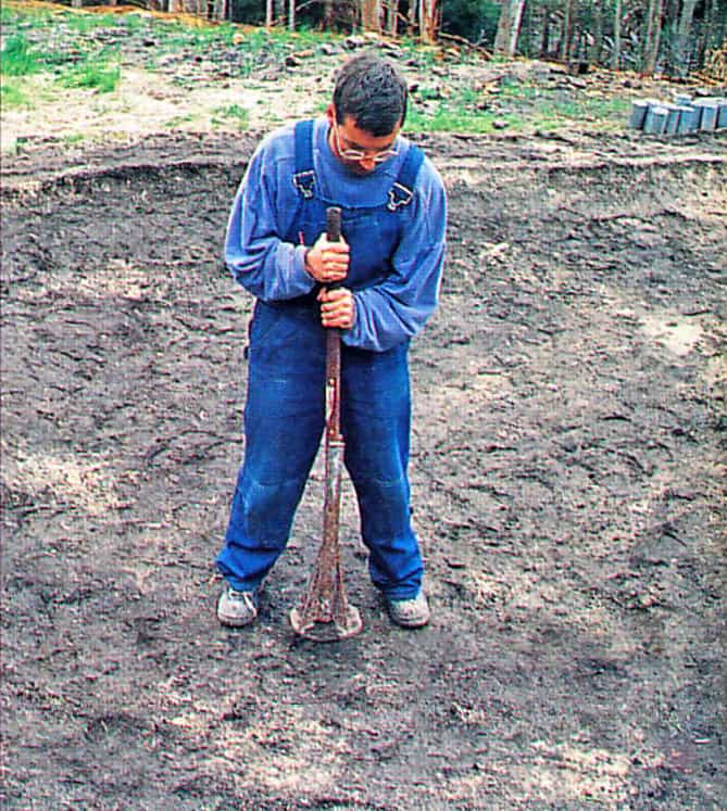 compact clay pond