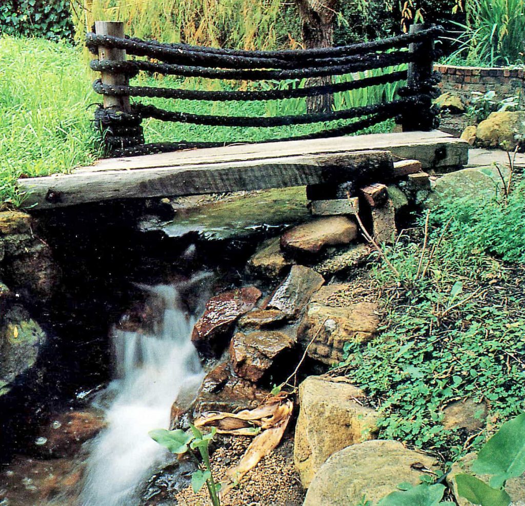 simple timber bridge