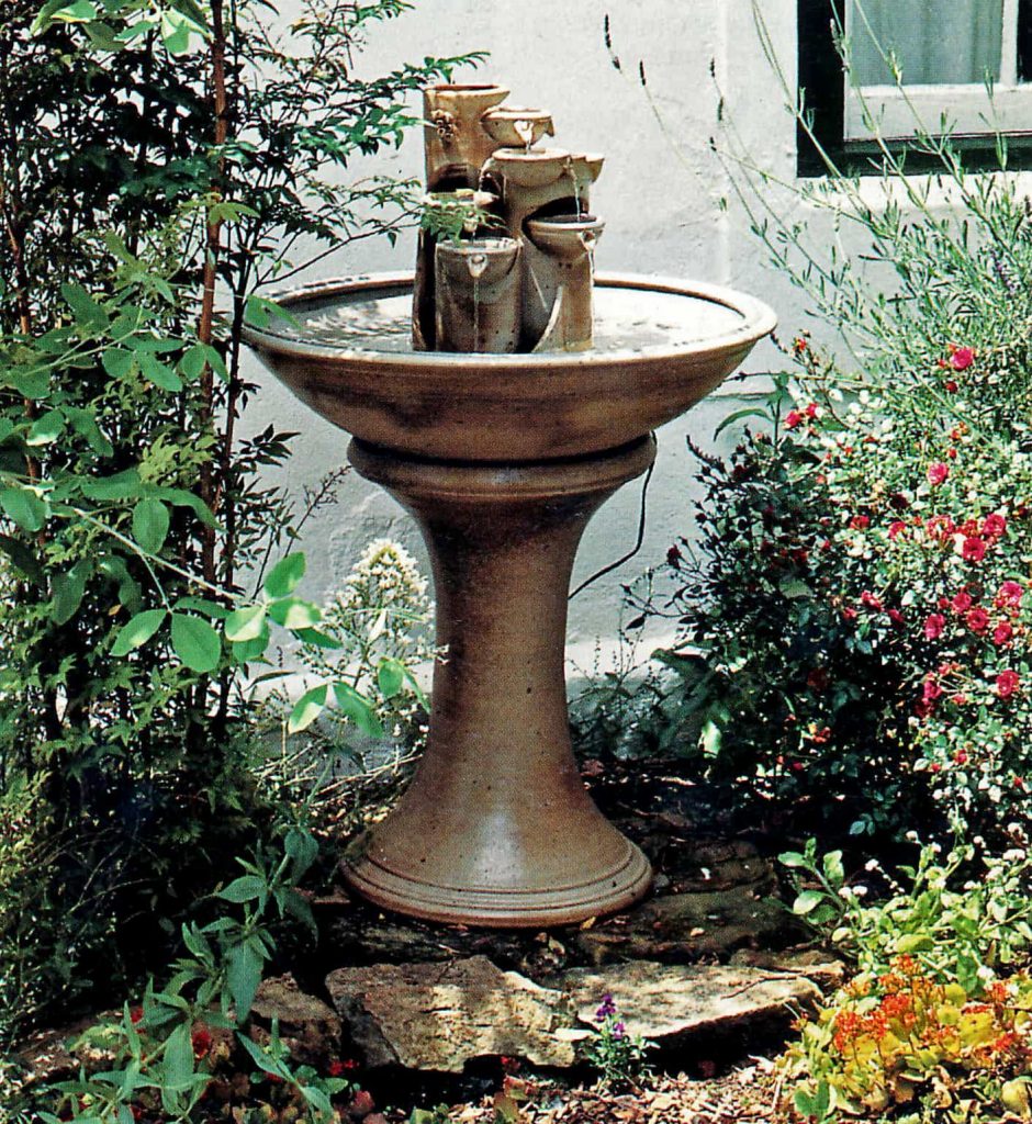 handmade water feature