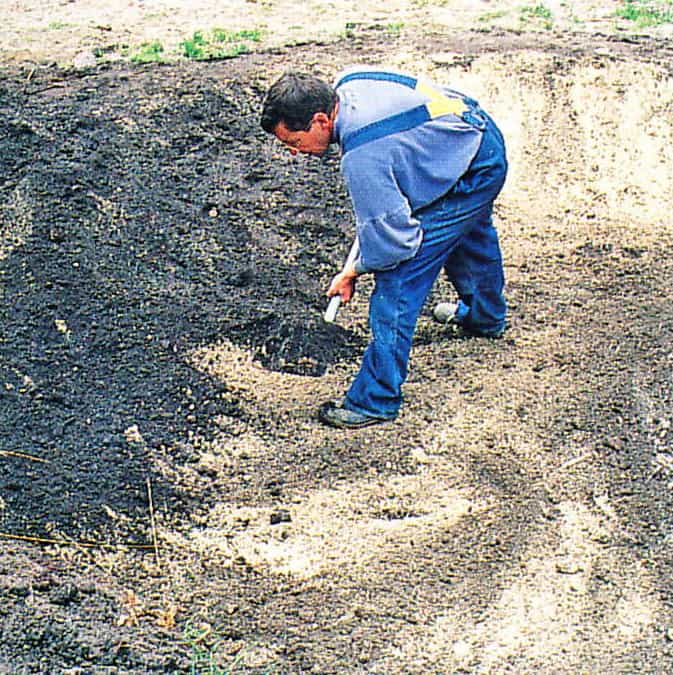 clay pond mix soil