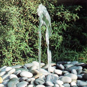 Pebble Fountain jet